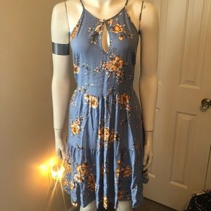 Blue Floral Dress